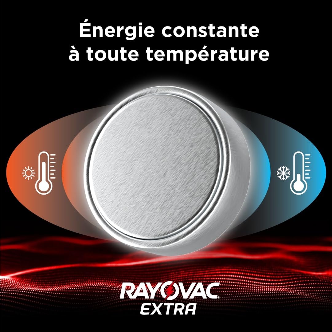 120 Piles pour appareils auditifs Rayovac Extra modèle 312, Longue durée, compatibilité Universelle, sans Mercure (15 blisters de 8 Piles)