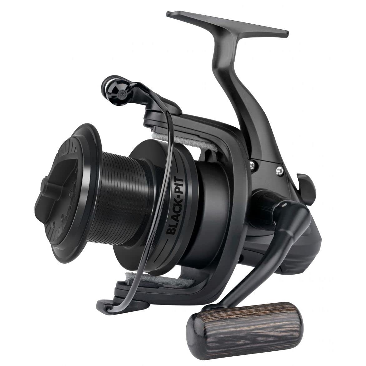 Spro Free LCS 650 Black - Karpfenrolle zum Ansitzangeln, Freilaufrolle zum Karpfenangeln, Angelrolle mit Freilauffunktion, Rolle