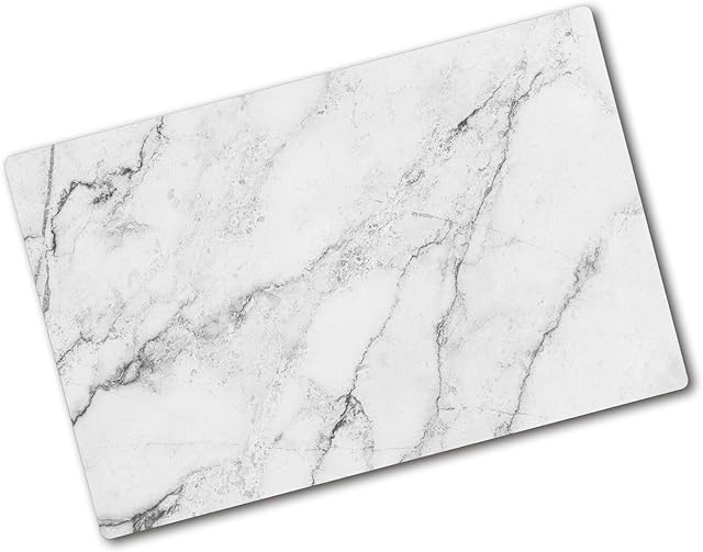 Tulup Glass Chopping Board Cutting Board Tempered Glass Protection Kitchen Splashback - Marble
