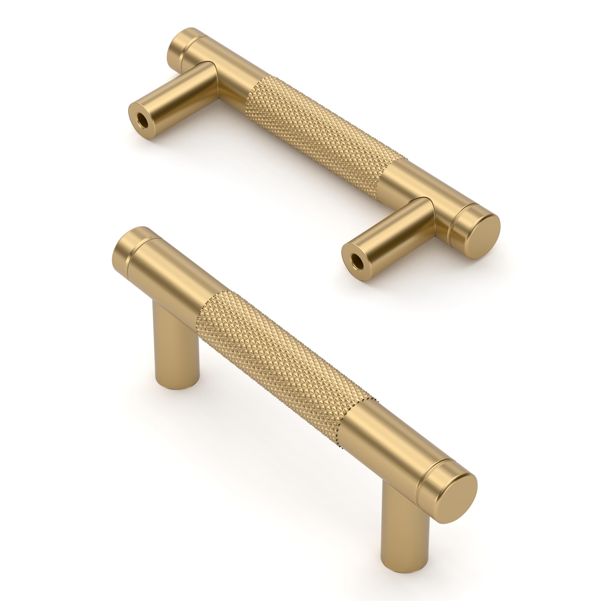Asidrama 10 Pack 5 Inch(128mm) Champagne Bronze Cabinet Pulls Knurled Cabinet Handles Cupboard Handles Kitchen Cabinet Hardware for Cupboard Drawer Pulls — Amazon image 15
