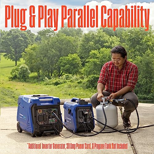 Westinghouse 2550 Peak Watt Super Quiet & Lightweight Portable Inverter Generator, RV Ready 30A Outlet, Gas and Propane Powered, CO Sensor, Parallel Capable, Long Run Time - Image 5