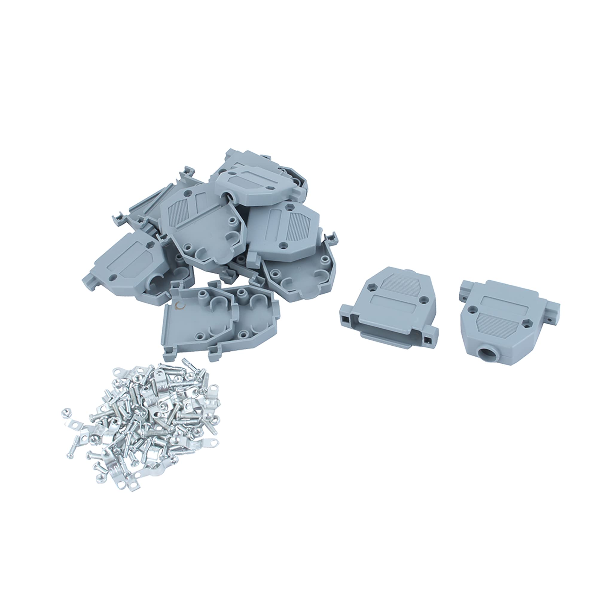 A ABSOPRO Serial Port D-Sub DB25 Hood Copertura Alloggiamento Custodia Plastica (Set da 10)