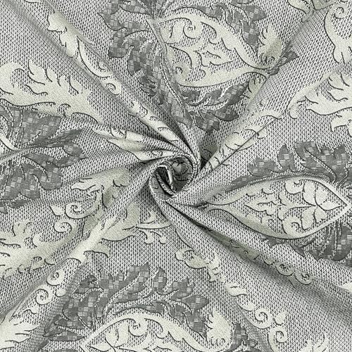 Image of Swayam 210TC Diwan Set Pure Cotton 6 Pcs | Deewan Ethnic Motif Printed Bedsheet Set for Living Room Hall (1-Bed Sheet 60x90 Inch | 2-Bolster Cover 30x30 Inch | 3 Cushion Cover 16x16 Inch) - Grey