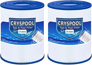 Cryspool Spa Filter Compatible with Unicel C-4405, Filbur FC-2387, PRB25SF, Marquis 20342, R172464, Rainbow DSF 50,APCC7062,17-2464,817-5010, 50 sq.ft- 2 Pack