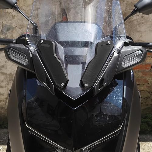 Miniatura 2 de QIDIAN Soporte para parabrisas de motocicleta, protector de deflector de stent compatible con Yama Xmax X-MAX 125 250 300 400 Tech Max 2017-2023