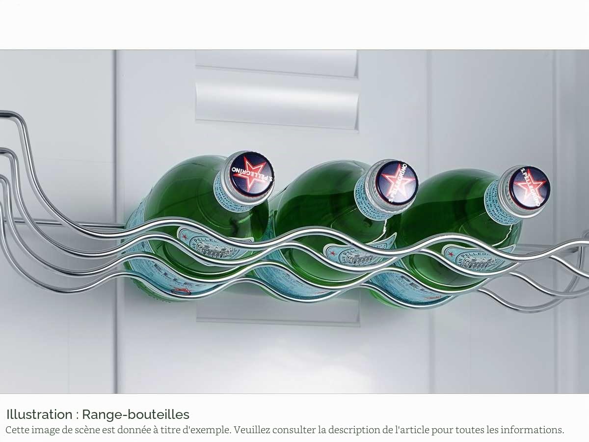 Siemens KG36VVL32 iQ300 Réfrigérateur-congélateur Efficacité énergétique A++ 186 cm de hauteur Consommation de 227 kWh/an Capacité du réfrigérateur : 215 l Capacité du congélateur : 94 l Aspect métal CrisperBox Régulateur d’humidité
