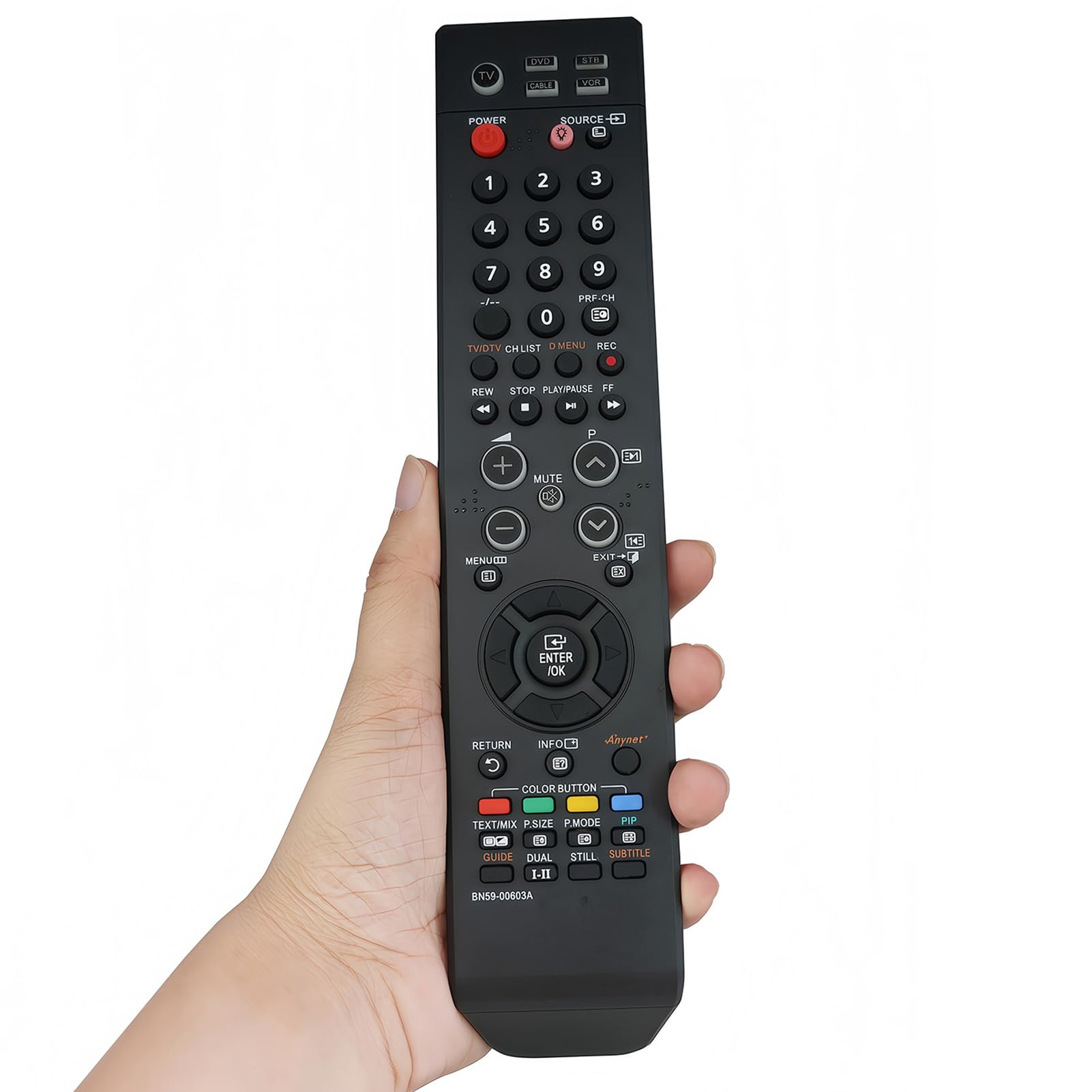 Replacement Remote Controller for LN-T3253HT LN40R81BX/XBG LN-T4053H LN32R81BX/STR Samsung LED HDTV Smart TVs
