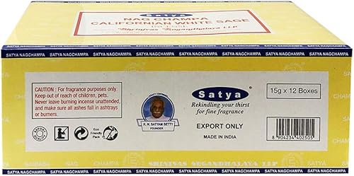 Miniatura 5 de Paquete de varillas de incienso de salvia blanca de California e incienso Insence Insense Satya Incense