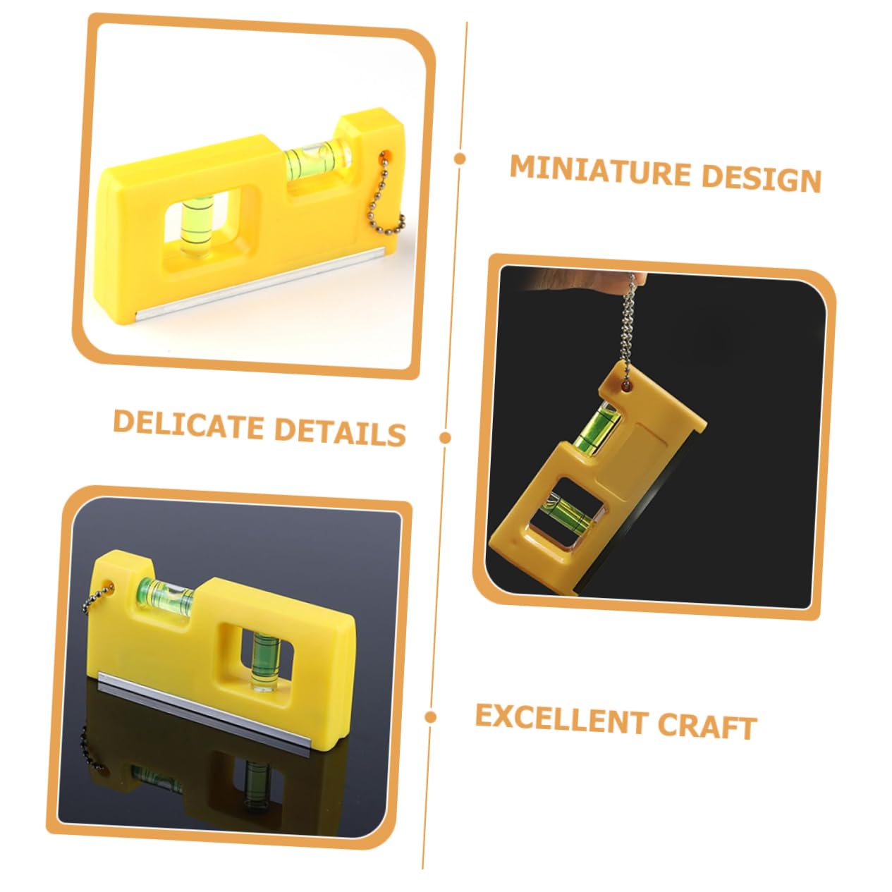 5 Pezzi Livello magnetico governate misura livello digitale strumento livellatore livella a bolla livellatori di bolle livellatore di bolle strumento di piccolo livello plastica