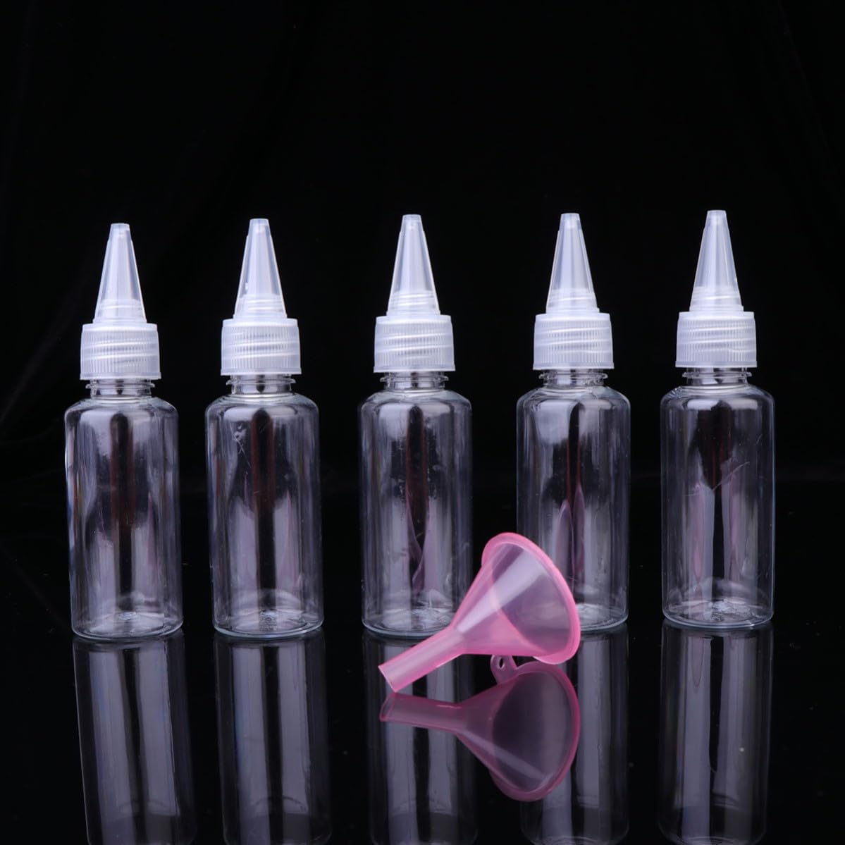20pcs Squeeze Bottle Applicator 30ml 60ml PET and PP