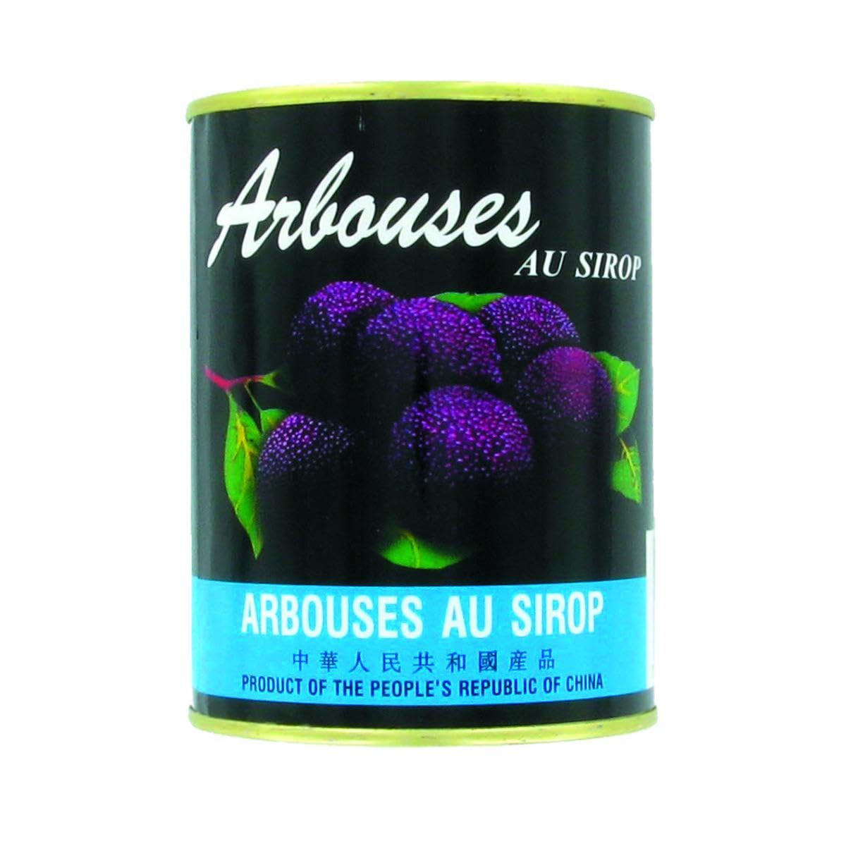 Arbouses au sirop en conserve - Marque Coq - Fruits exotiques - 567G (Lot de 4 boîtes)