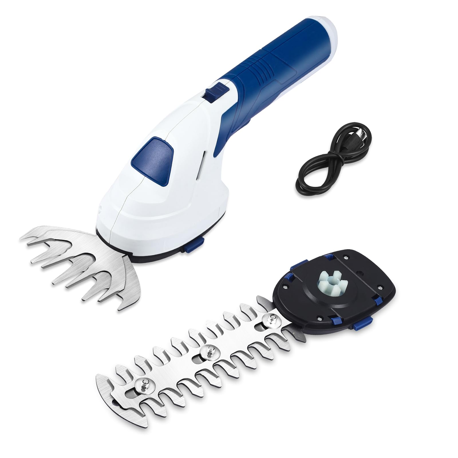 Sécateur électrique sans fil Klein 7,4V avec taille-haie 17,5cm et coupe-bordure