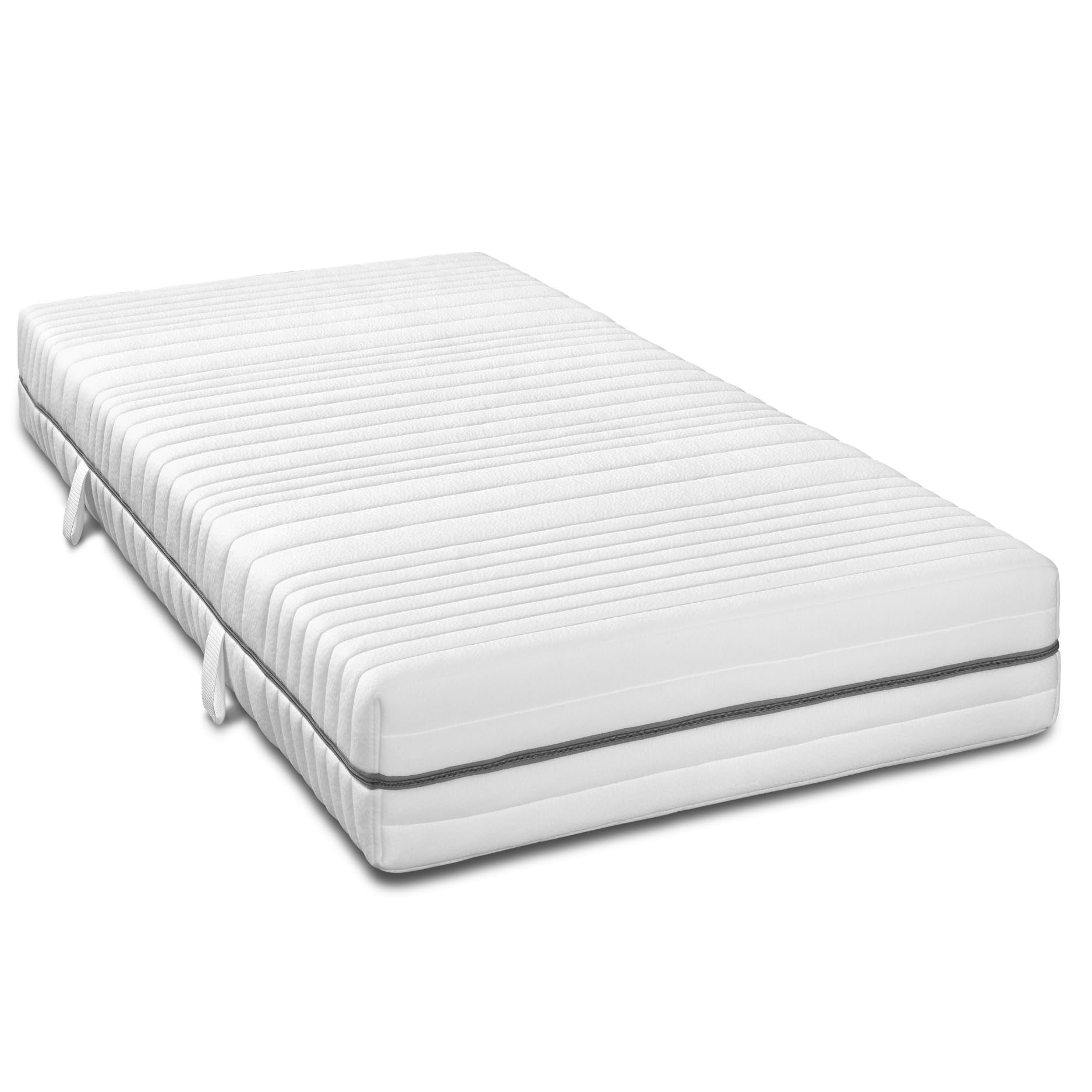 Bodyprotect Kaltschaummatratze Vital Protect 140x200 cm, orthopädische 7-Zonen Matratze Härtegrad H2 weich - mittelfest, Öko-Tex, ergonomische Schaumstoffmatratze Höhe 24 cm, Made in EU
