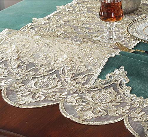 Nappe de mariage rectangulaire et décoration de table en dentelle - 7
