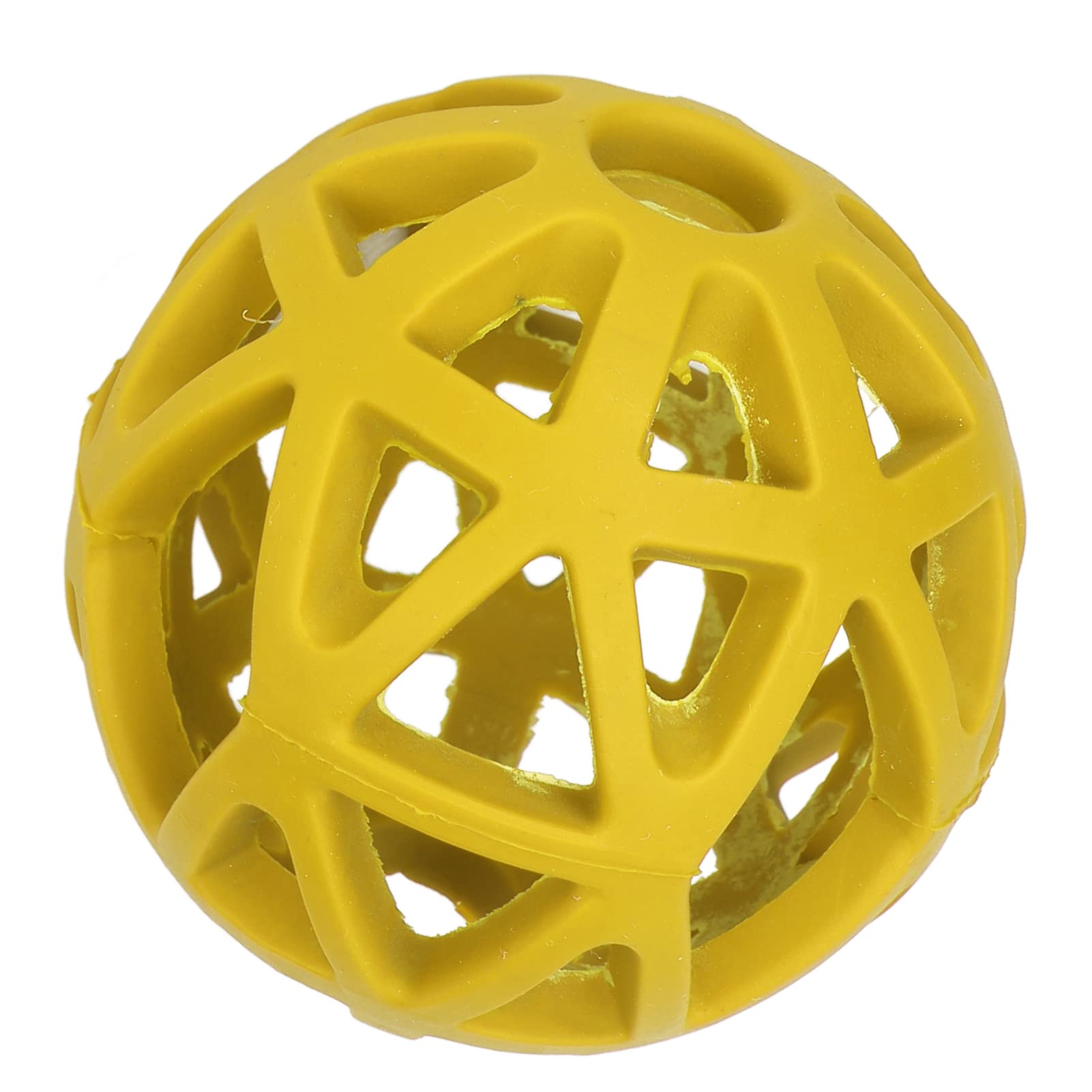 Muiltvoe Hollow Dog, Bite Resistant Rubber Chew Toy with Small Bell Inside, for Interactive Play and Teeth Grinding Indoor Outdoor (M)