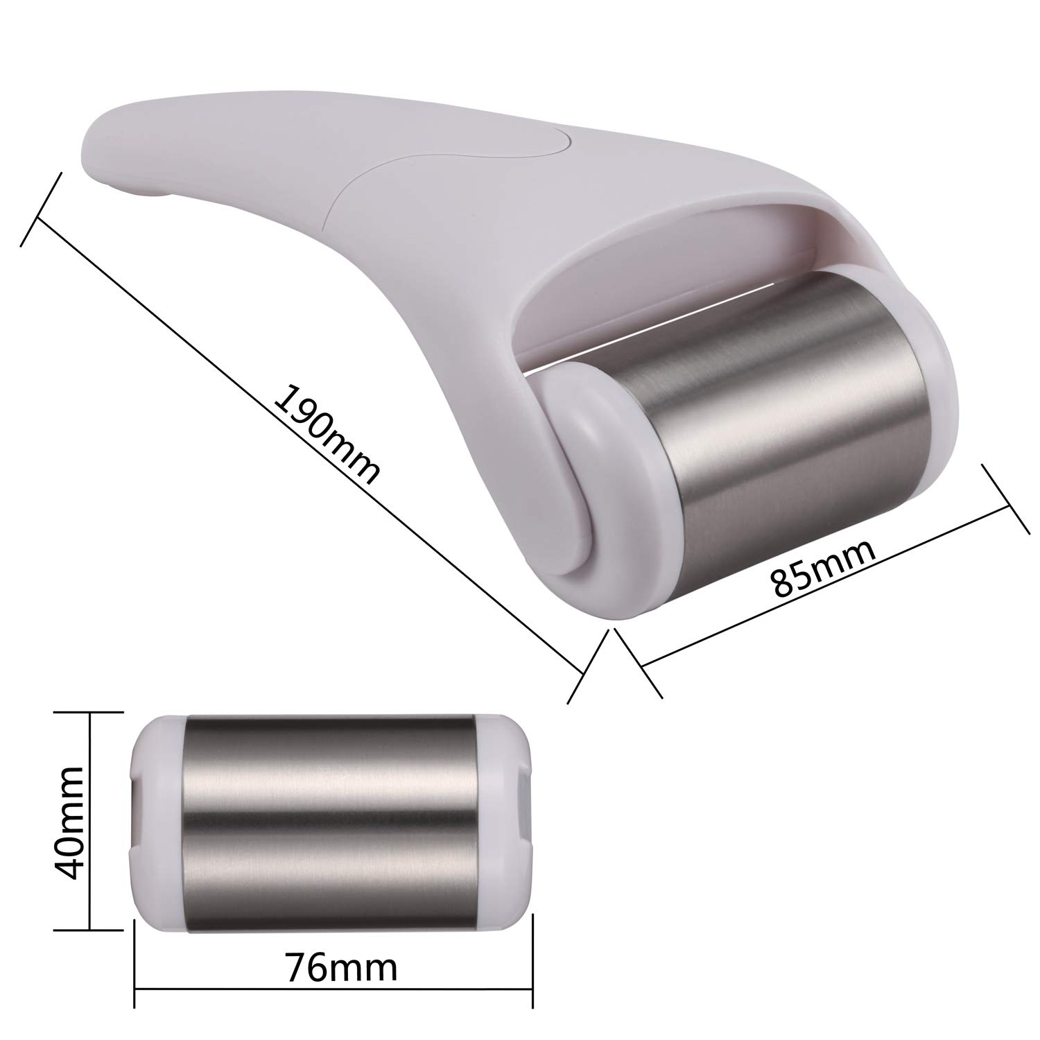 URYOUTH Ice Roller 2 Kits set Face Body Massage Stainless Steel Wheel/ABS Wheel Prevent Wrinkles Anti Aging for Face & Eye wrinkle Puffiness,Migraine,Pain Relief and Minor Injury : Beauty & Personal Care