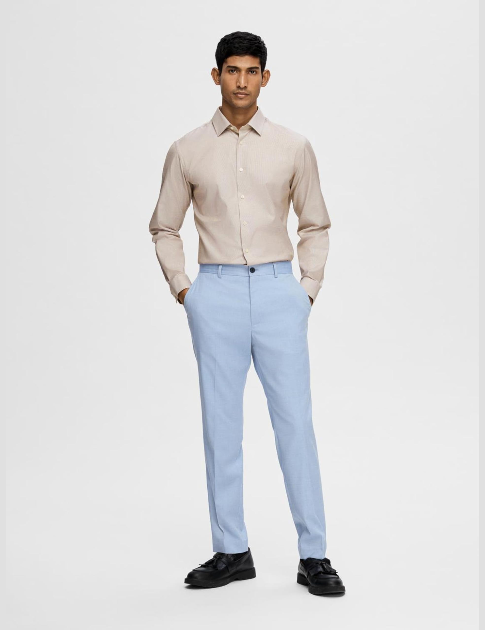 SELECTED HOMME Slhslim-Cedric Structure TRS Noos Pantalon de Costume