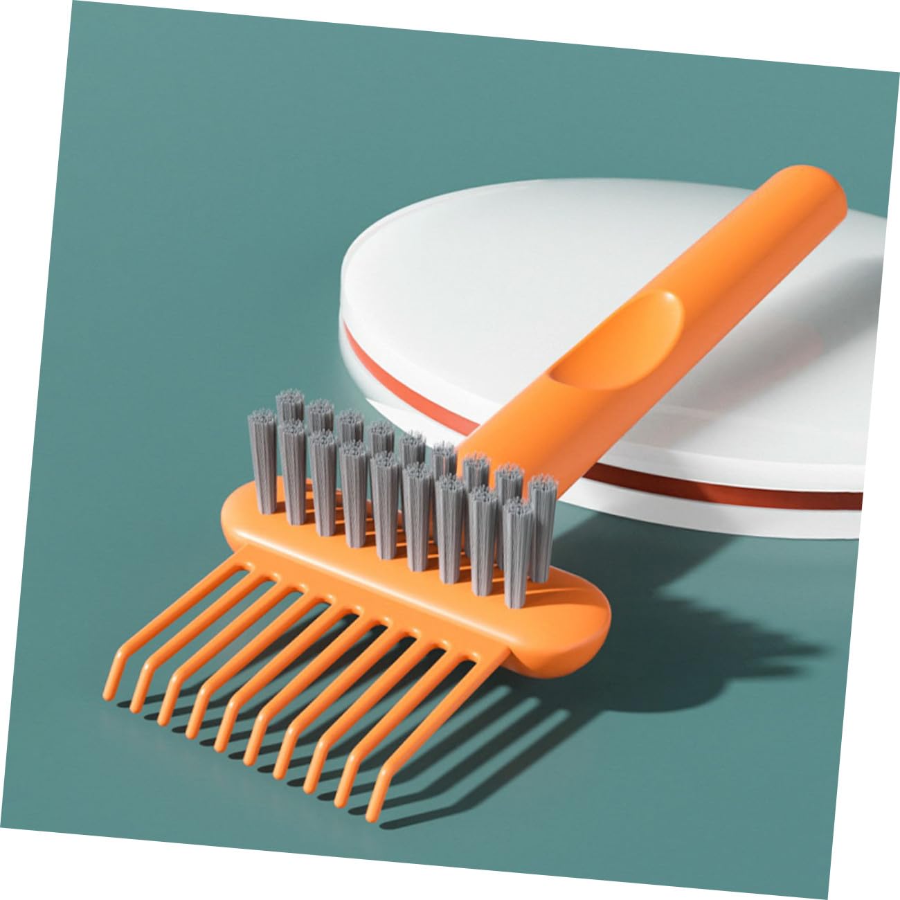 2pcs Comb Hair Brush Cleaning Tool Hair for Slick Back Brush Cleaner Ergonomic Handle