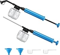 Vista 9 de Qualirey Paquete de 2 aplicadores de polvo de tierra de diatomeas, dispensador de 250ml, aplicador de polvo para jardín, rociador de perilla