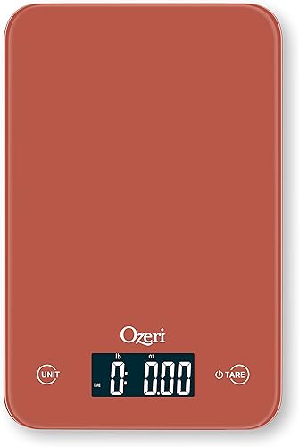 Miniatura 8 de Ozeri Touch - Báscula digital profesional de cocina (edición de 12 libras) en vidrio templado