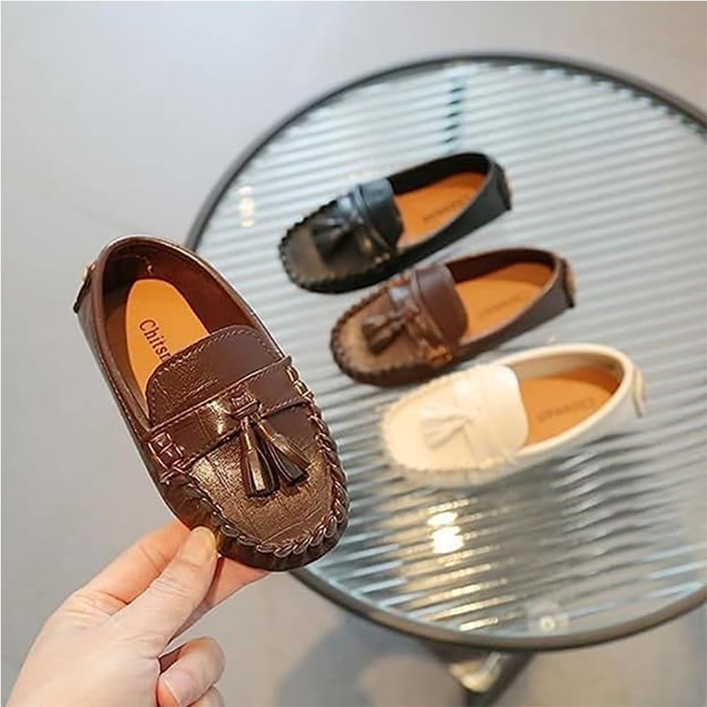 TangDao Mocassins pour Enfant Cuir Plates Loafers Sandale Antidérapant résistant odeurs