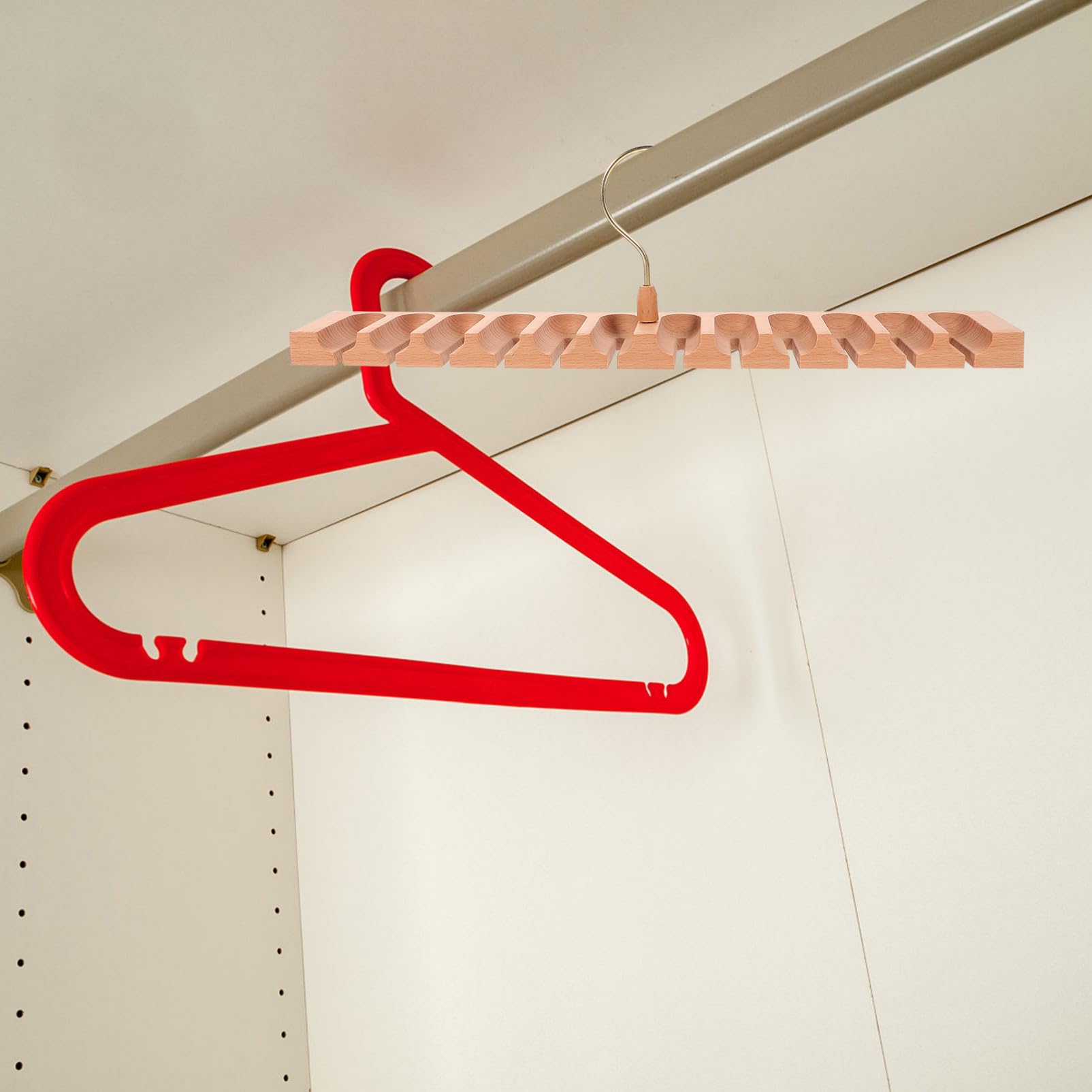 Organizador Giratorio Grande Compartimentos para Cinturones y Corbatas Perchero Multiusos para Armarios Ahorro Espacio y Resistente para Accesorios Hogar