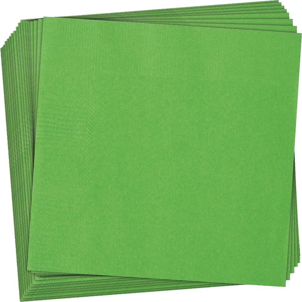 Unique Luncheon Napkins 20 Pieces, Lime Green