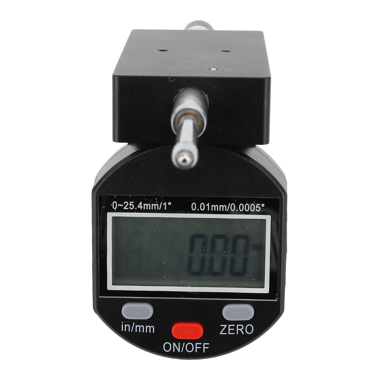 KIMISS Indicador de Dial Digital, Herramienta de Medición Electrónica Vertical de Precisión de 0,0005" para Máquinas CNC y Uso Industrial, Rango de 0-25,4 Mm