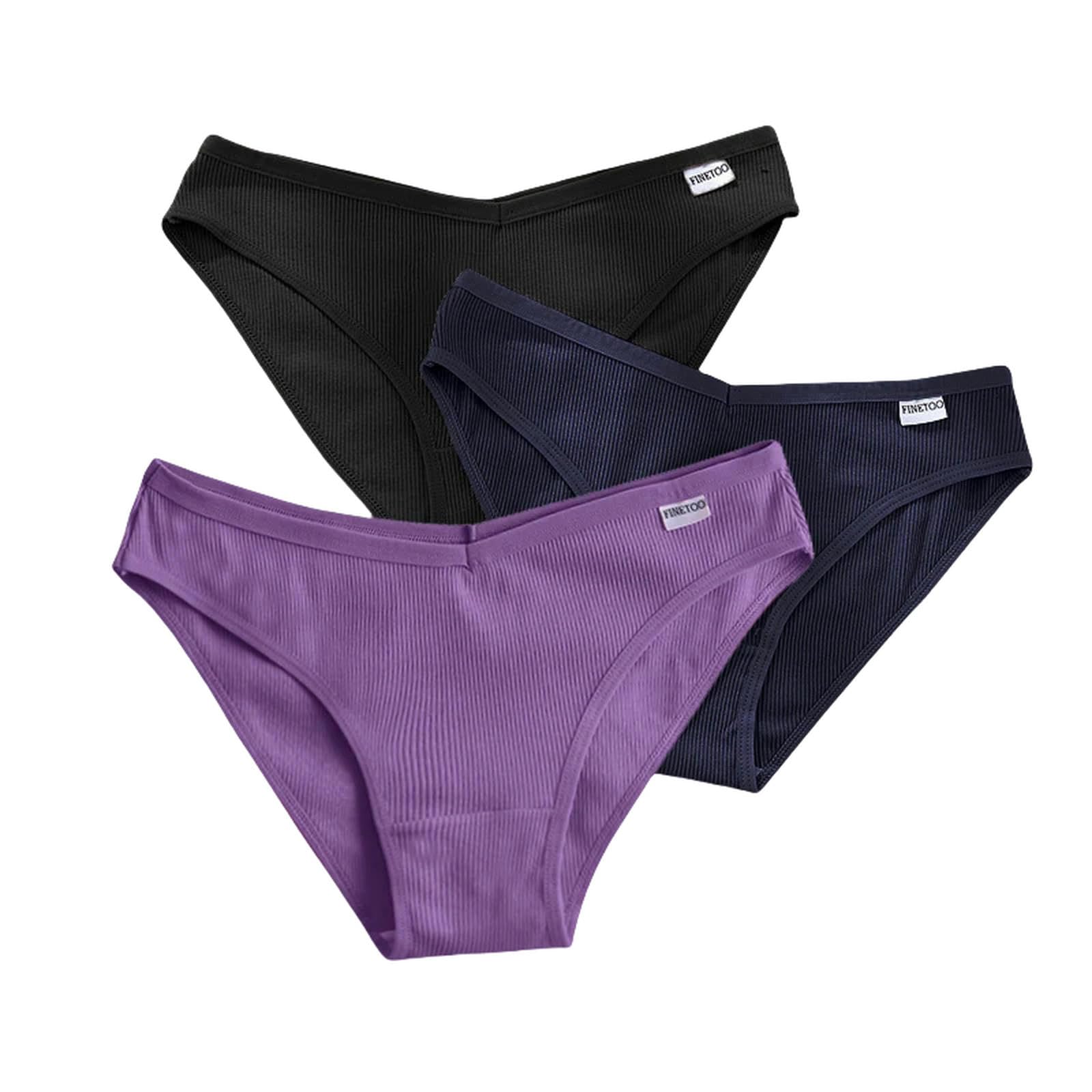 Mutande Donna Cotone Mutandine di Cotone Femminile V Vita Biancheria Intima Plus Size Briefs Ladies Bassa Riduzione delle Mutandine Comode Mutandine Lingerie-Set 27-l