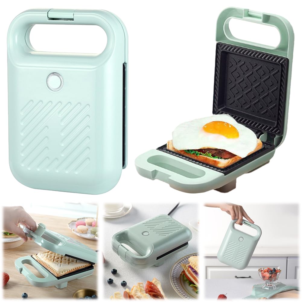 Macchina per Sandwich Elettrico Pressa per Pane con Rivestimento antiaderente Padella per frittata all'uovo Macchina per la produzione di alimenti leggeri per frittata di carne di manzo