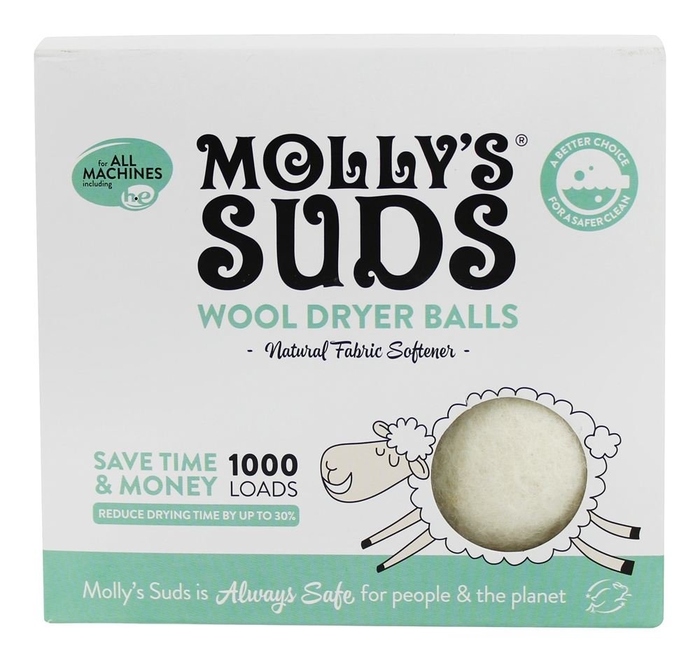 Molly's SudsWool Dryer Balls - 9.04 oz.