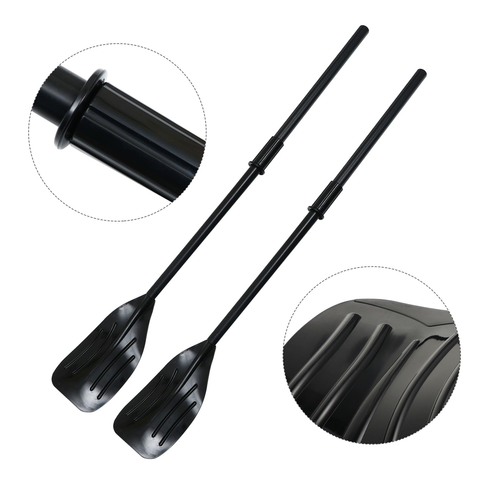 2 Stück Teiliges PVC Kanu Paddel Set Abnehmbar Robustes Kunststoff ruder für Schlauchboot und Kajak Langlebig Ergonomisch Geeignet für Wassersport und Angeln
