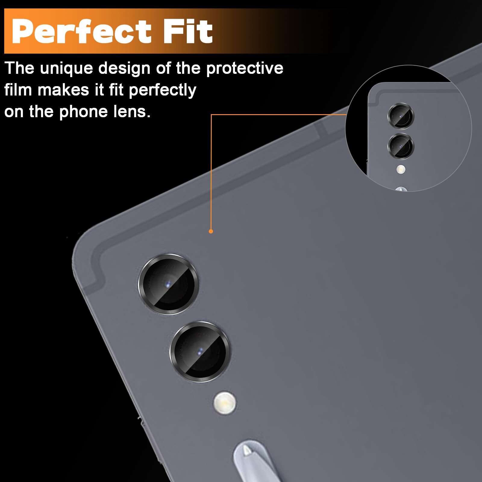 Locofun Samsung Galaxy Tab S9 Plus S9 FE Plus S10+ S10 Ultra S9 Ultra S10 FE Plus Caméra Arrière Protecteur Dureté 9H Verre Trempé