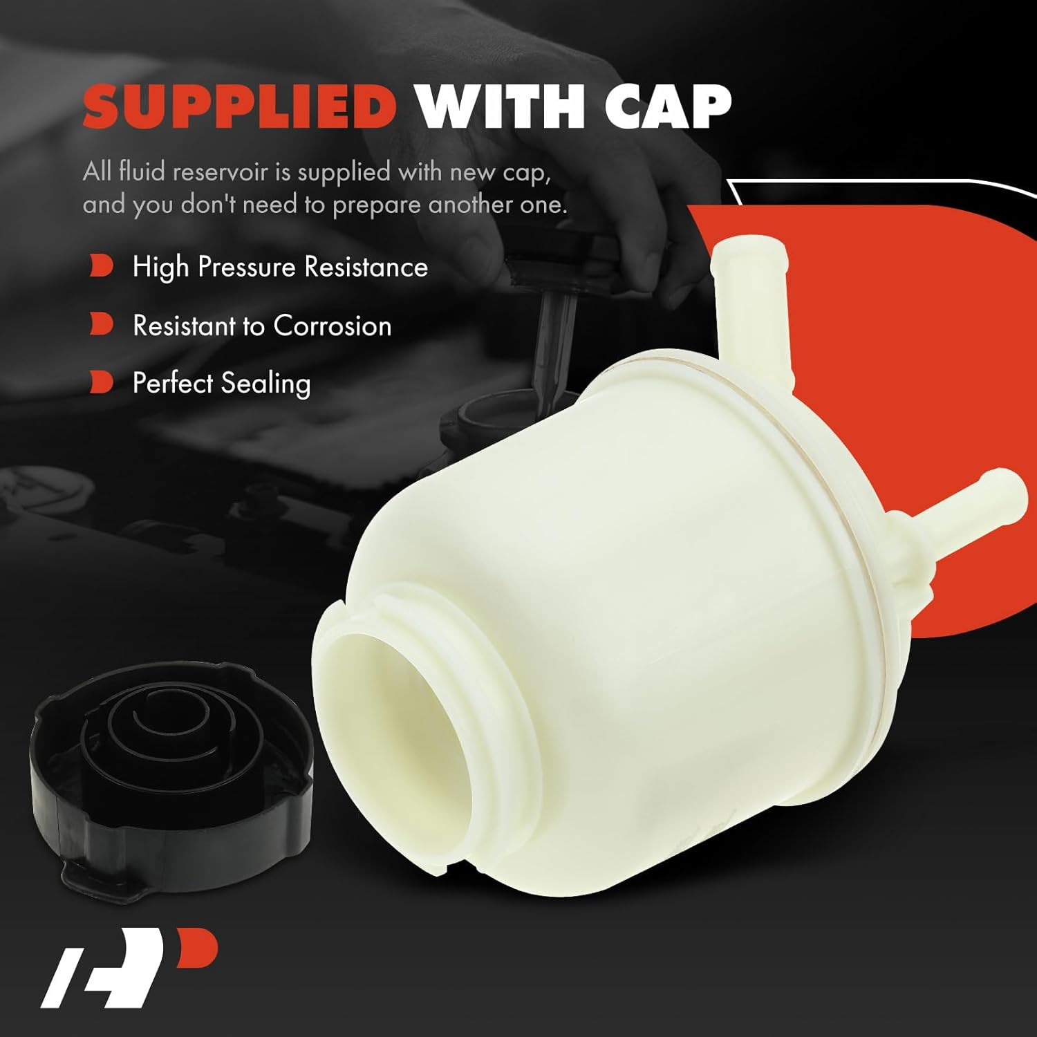 A-Premium Power Steering Reservoir/Tank with Cap Compatible with Nissan Sentra Murano Maxima 370Z 350Z & Infiniti EX35 EX37 FX35 FX37 FX50 G25 G35 G37 I30 I35 M37 M56 Q40 Q50 Q60 Q70 Q70L QX50 QX70