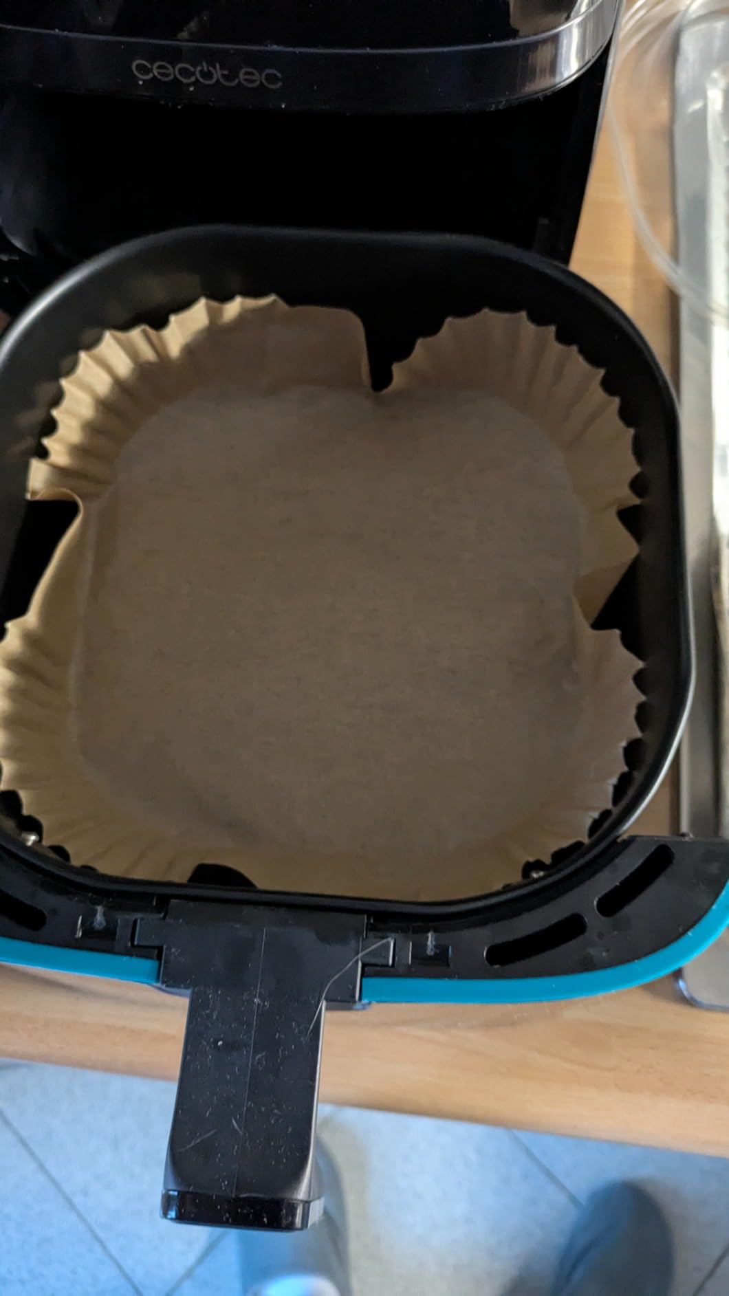 100 Pcs Carta Siliconata Fodere Di Per Friggitrice Ad Aria Da Forno Usa - Foto 5