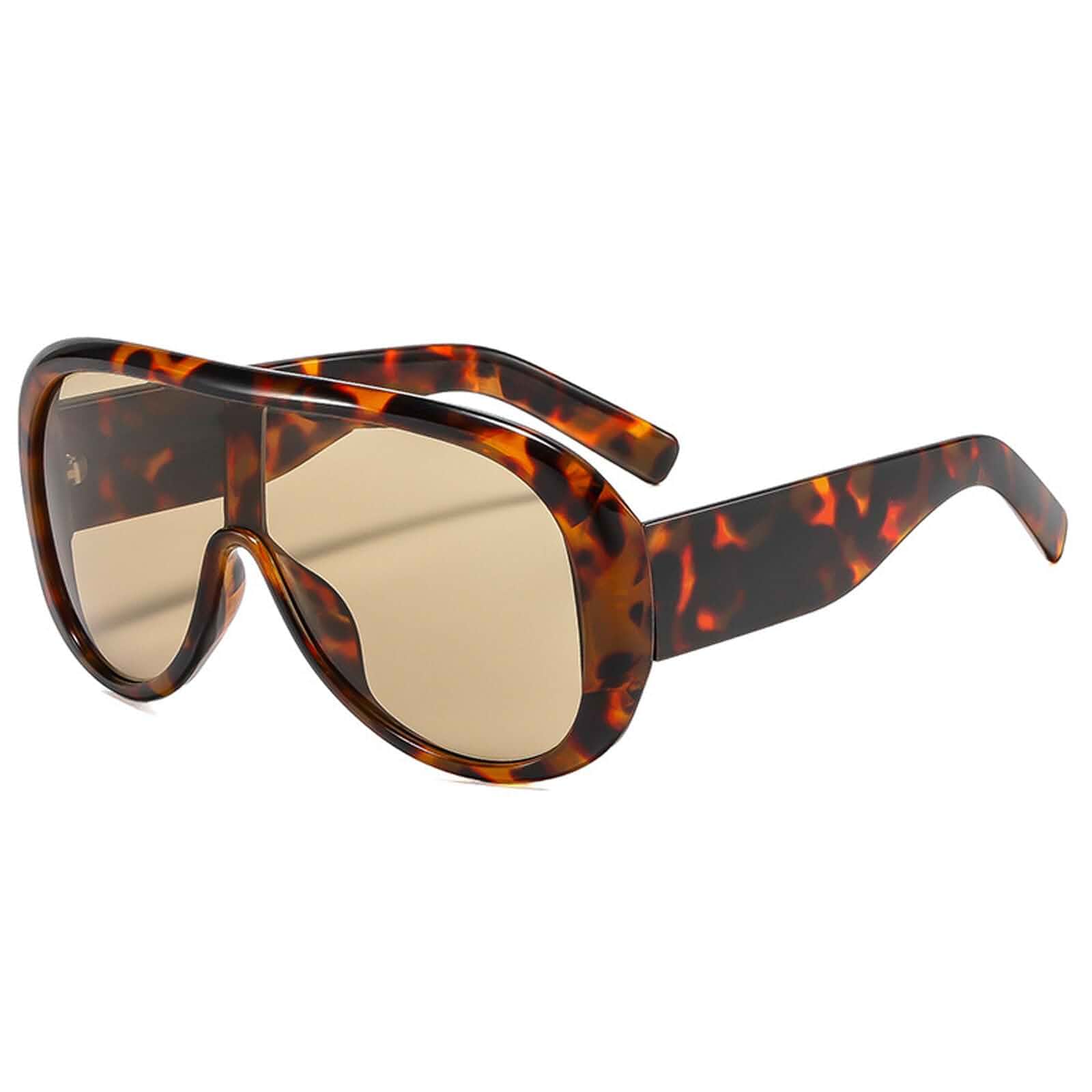 Oversized Aviator Sunglasses for Women Men Y2K Trendy Big Square Shade 70s 80s Retro Vintage Shades Thick Frame UV400 Sun Glasses