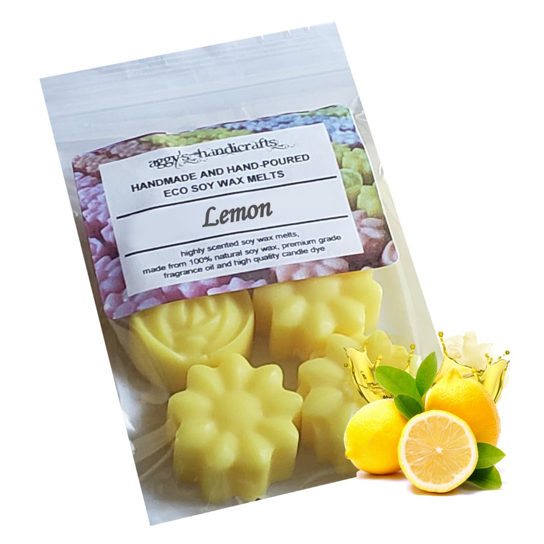 Handmade Highly Scented Soy Wax Melts (Lemon)
