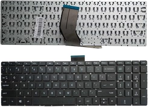 Laptop Replacement Keyboard Fit HP Pavilion 15-BS000 15-BS100 15-BS500 15-BS600 15-BS0XX 15-BS061ST 15-BS062ST US Layout Black No Backlight