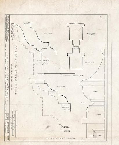 Histórico Pictórico Blueprint HABS RI,4-PROV,30- (hoja 19 de 27) - William Ashton, Jr. House, 368 Benefit Street, Providence, Providence County, RI