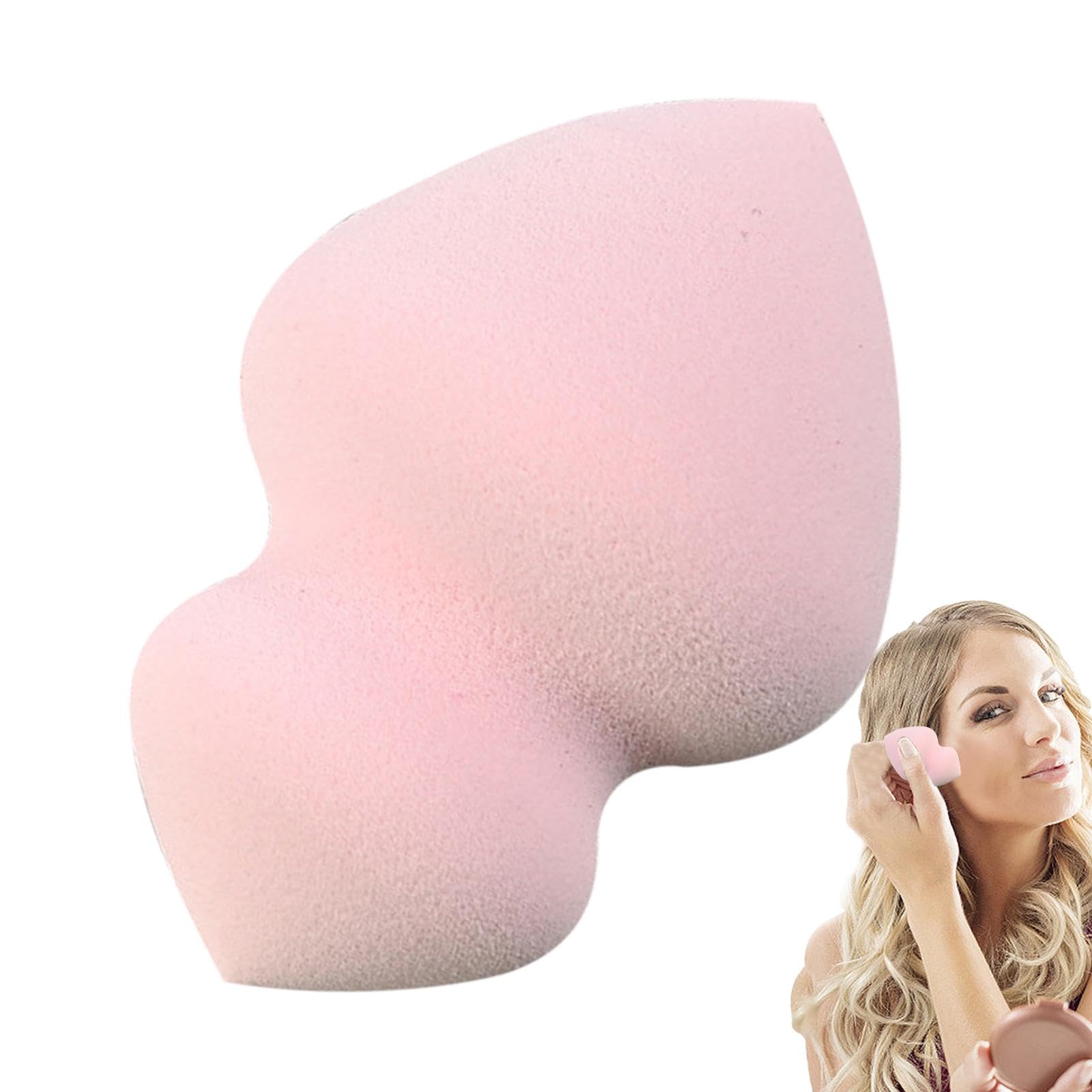 Geteawily Esponjas de maquillaje para base, esponja de mezcla de base de belleza con forma de giroscopio, esponja profesional para base, líquido, crema, polvo