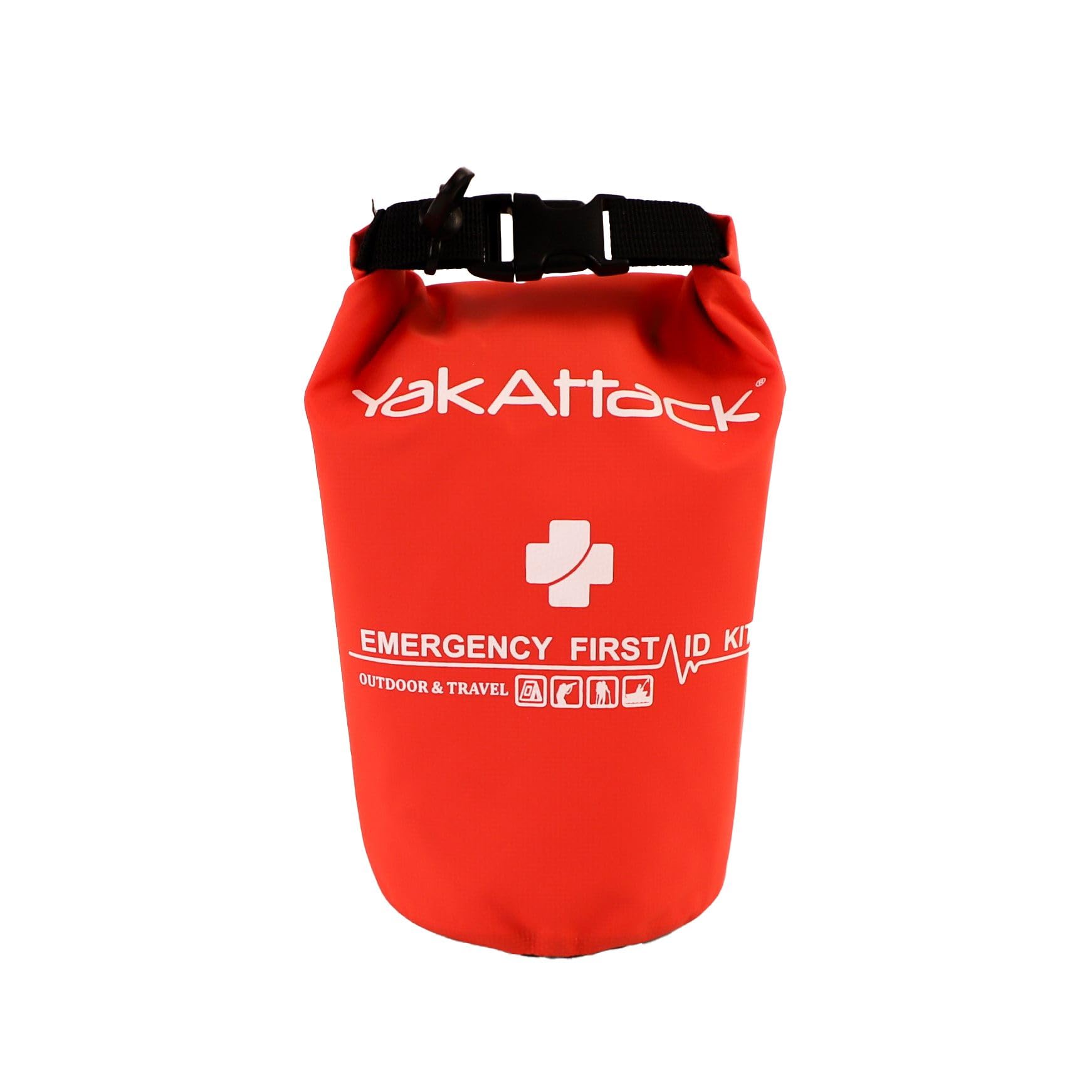 YakAttack Kit de primeros auxilios impermeable para navegación y kayak con bolsa seca, artículos esenciales médicos y de supervivencia de emergencia, equipo para exteriores y viajes, bolsa seca de
