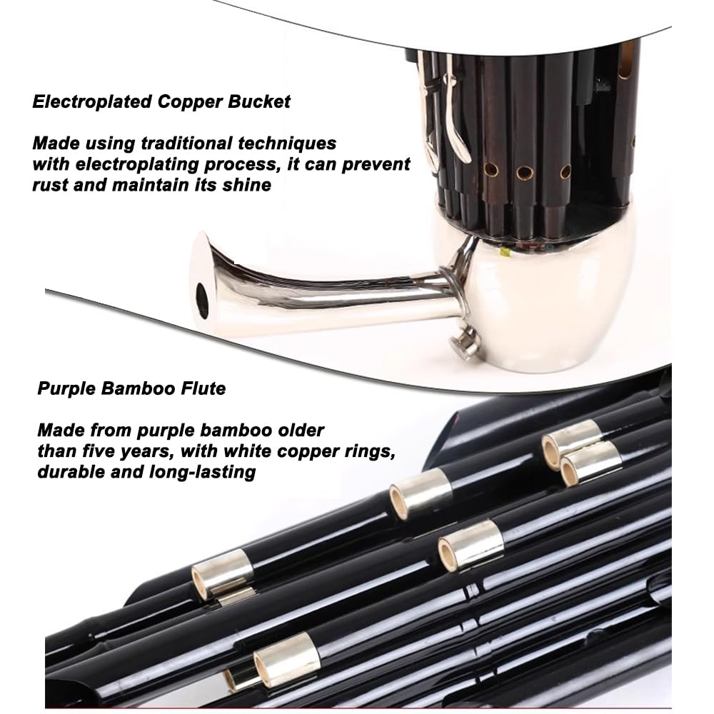 Sheng, Ein Traditionelles Chinesisches Blasinstrument, Eignet Sich Für Anfänger in Der Tonart D, 14 Rohrblätter, Für Hochzeiten/Festivals,B