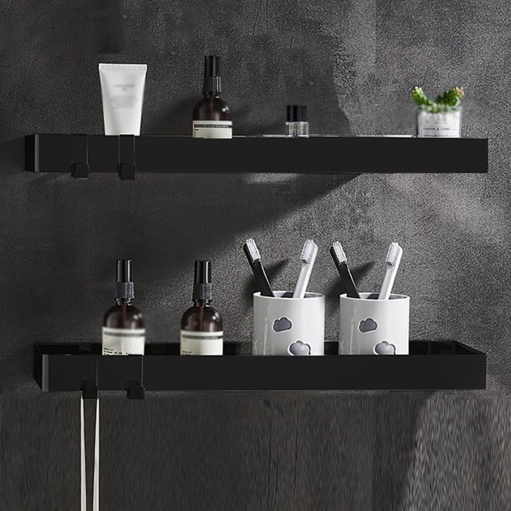 BAHELS Shower Caddy Wall Mounted Rectangular Shelf for Bedroom 304 Stainless Steel Shower Caddy Organizer Rack Bathroom Organizer