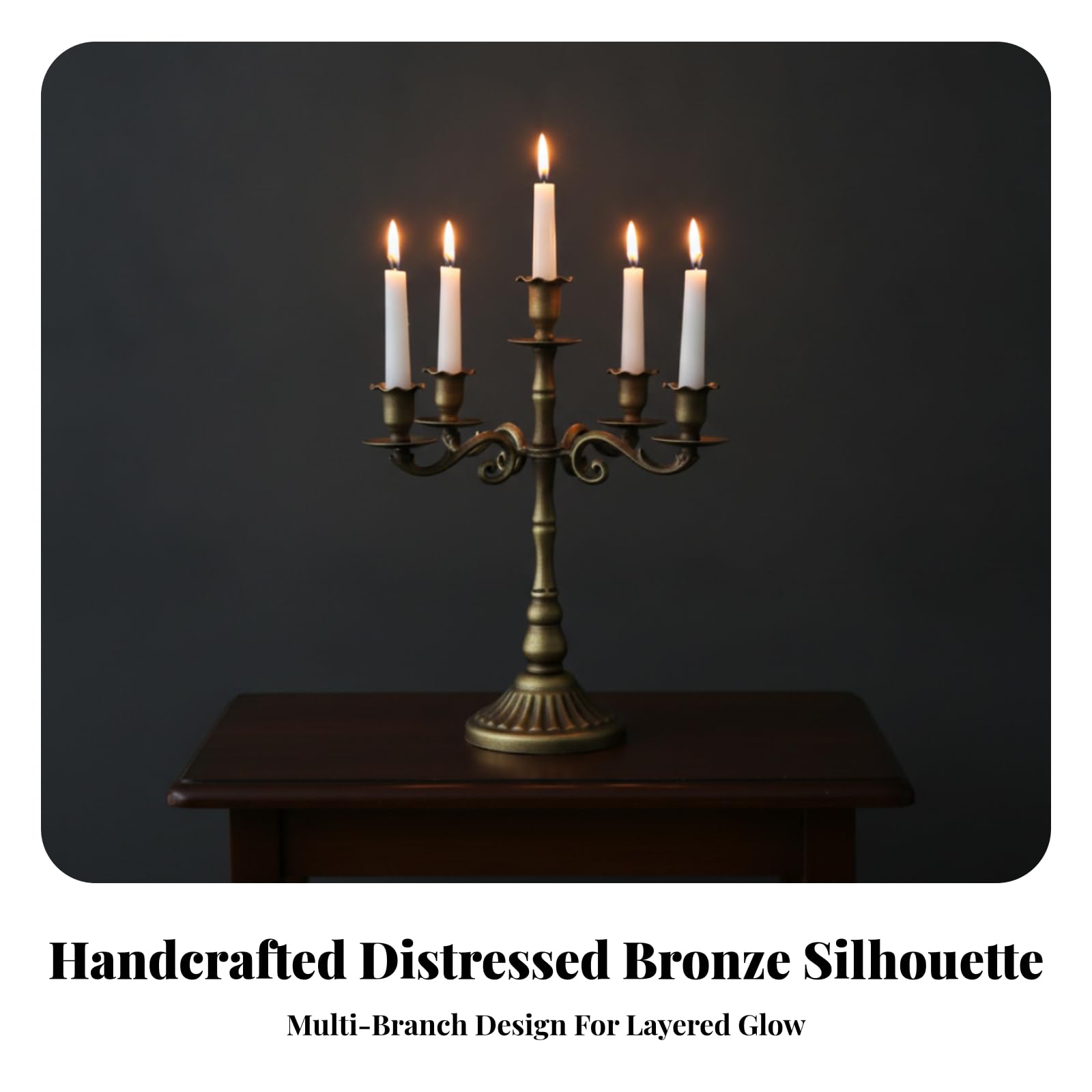 Candelabro in Ferro Sicuro, style to 4