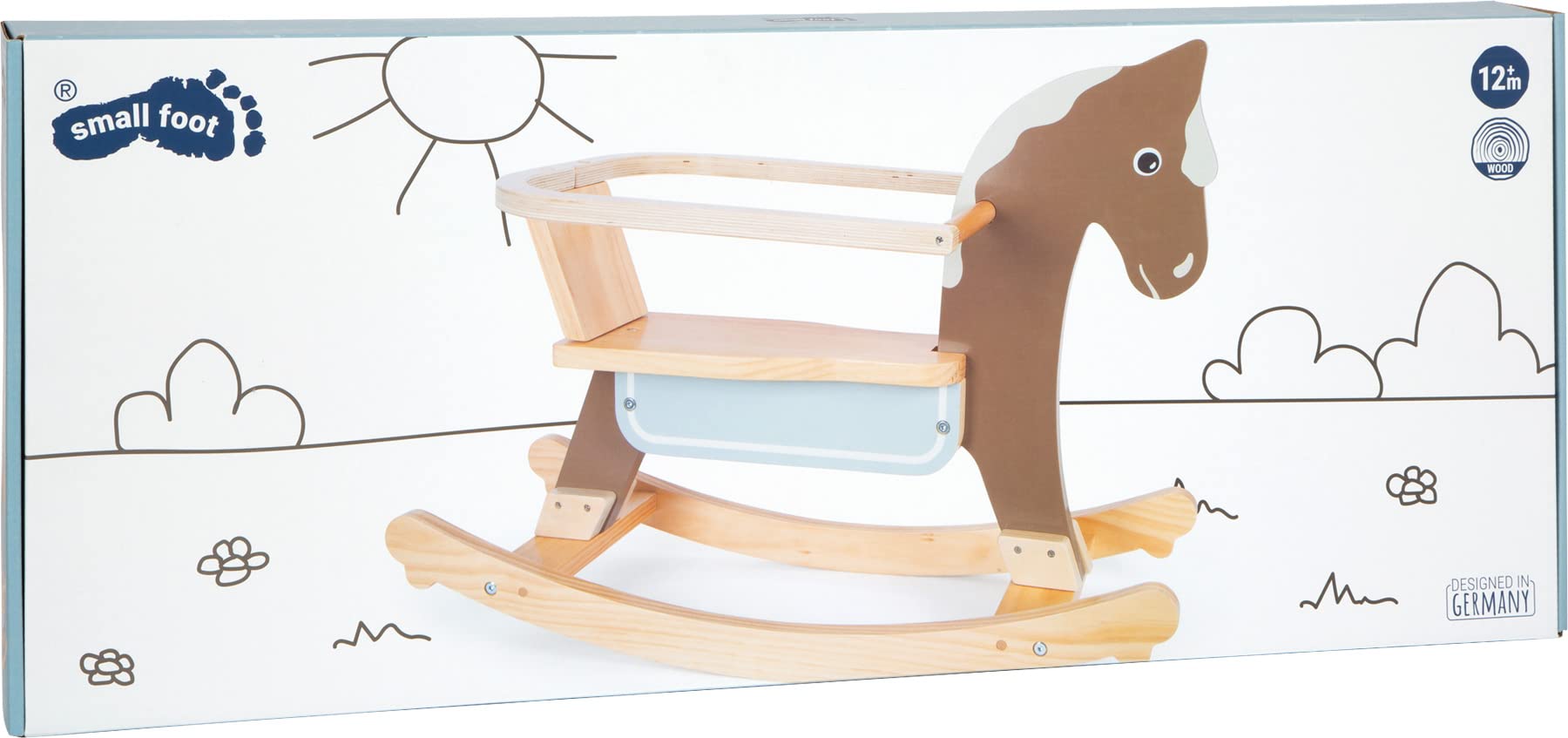 small foot Vehículo Todoterreno para niños, Fabricado en Madera FSC® 100% certificada, a Partir de 18 Meses, Art. 12288