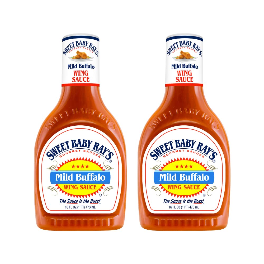 Sweet Baby Ray's Salsa de alas, búfalo suave, 16 onzas (16 onzas (paquete de 2))