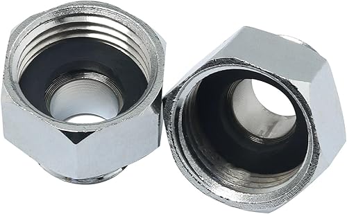 Miniatura 5 de SJZBIN Adaptador reductor de latón plateado G 12 hembra a G 38 macho adaptador reductor de agua caliente adaptador de compresión para cocina baño