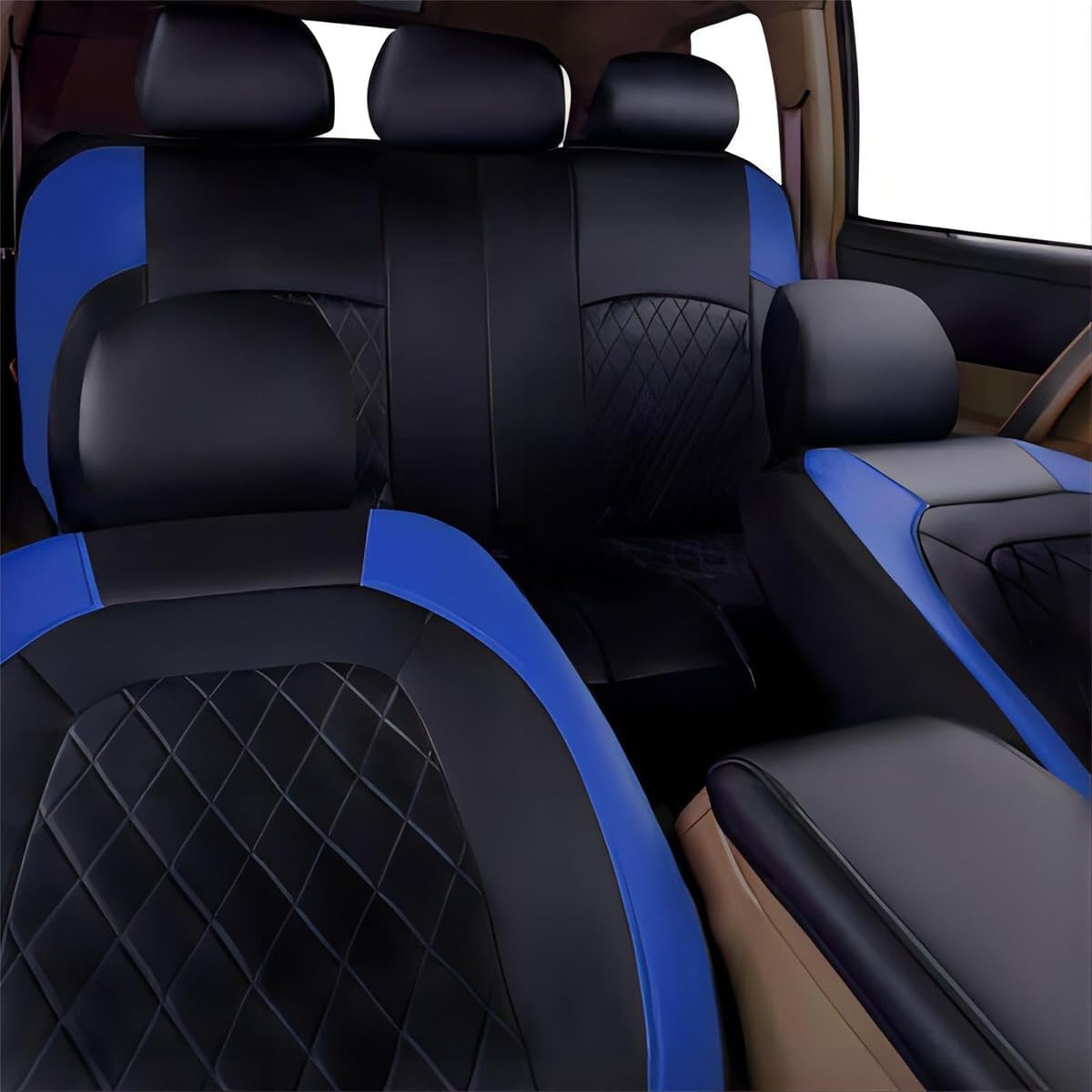 Autostoelhoezen voor FIAT 500 500C 500L 500X, 5 Stoelen Voor