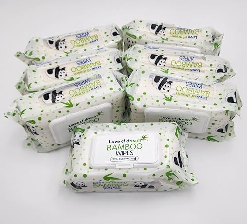 Miniatura 2 de Toallitas para bebés, tejido orgánico de bambú biodegradable, 99% de agua pura, fragancia natural, piel suave