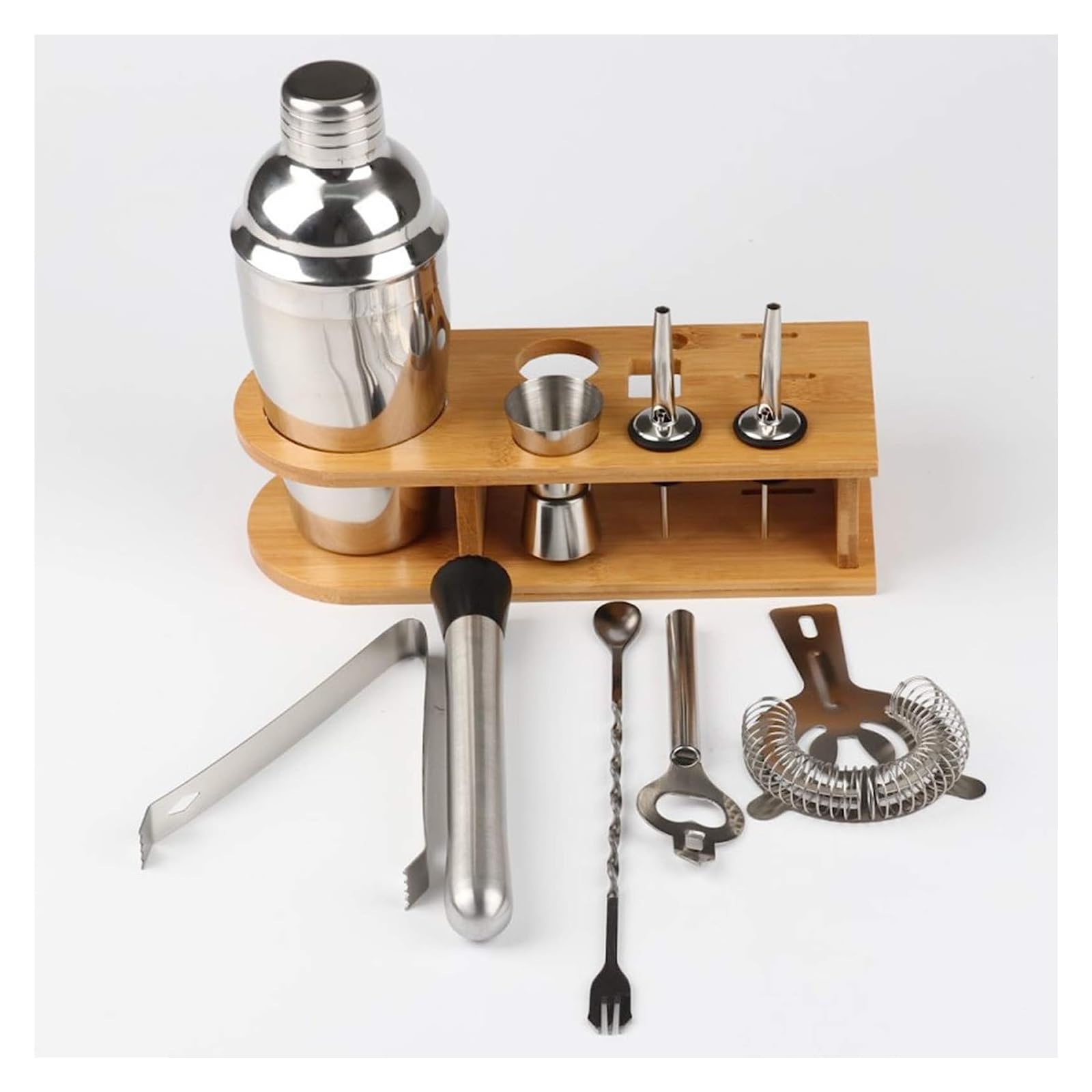 Cocktail Shaker Set, Cocktail Set, Edelstahl Bar Mixer Set Home Barkeeper und Cocktail Kit Werkzeuge